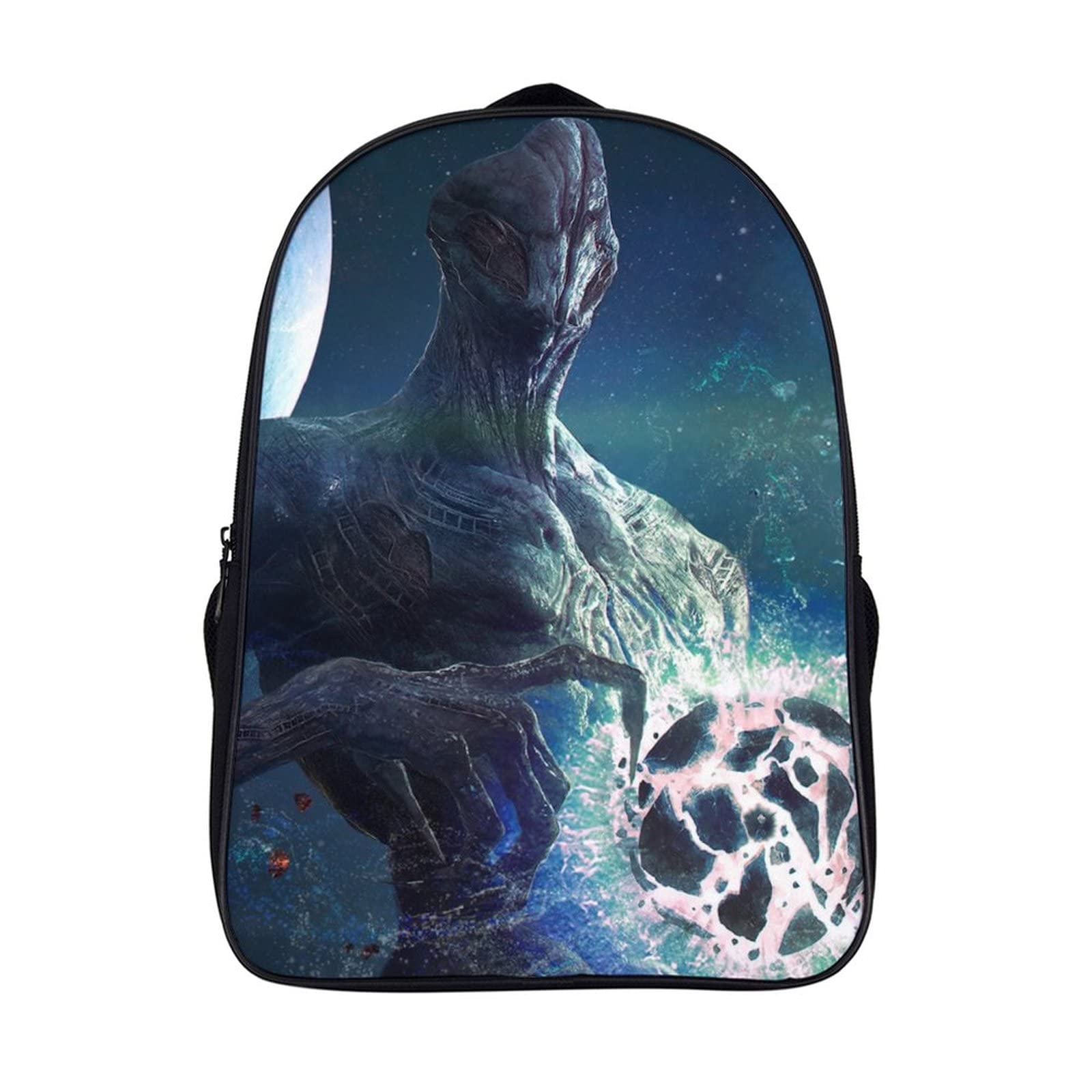 Sac à dos d'école impression 3D cool avec grand compartiment - 7
