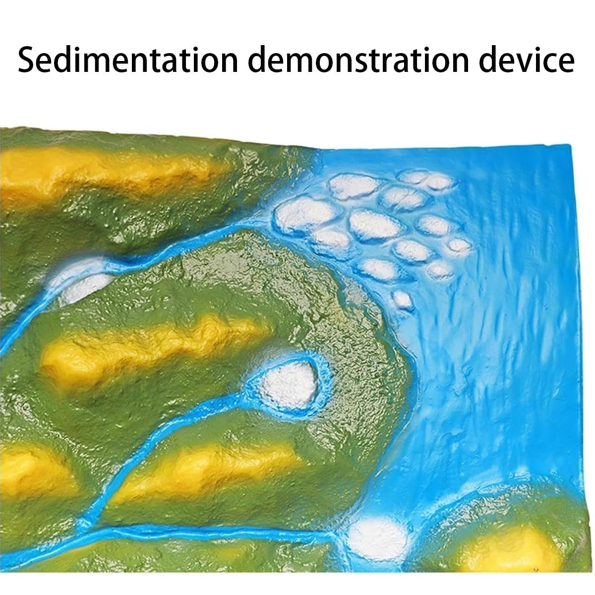 Pomoc dydaktyczna do geologii naukowej, model demonstracyjny geologii geomorfologicznej, urządzenie demonstracyjne do depozycji, pomoce dydaktyczne do geografii