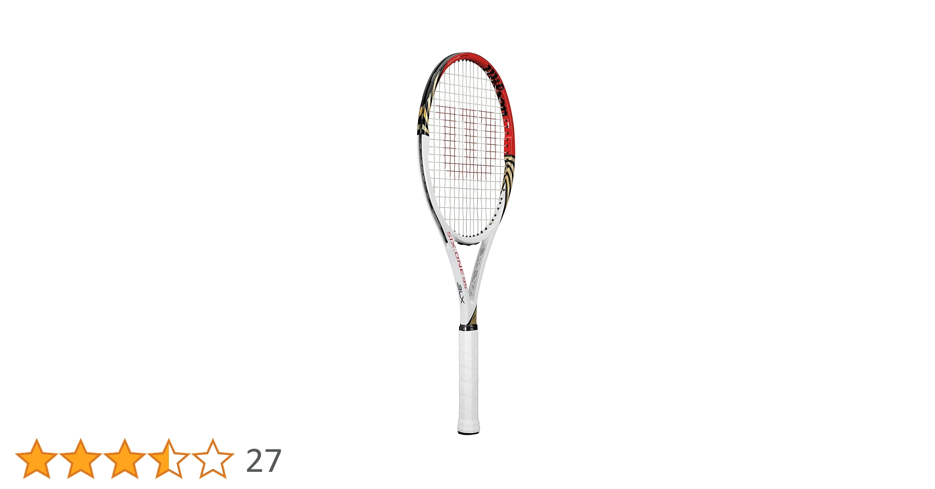 Wilson Pro Staff Six.One 95 BLX Tennis Racket White white/red Size