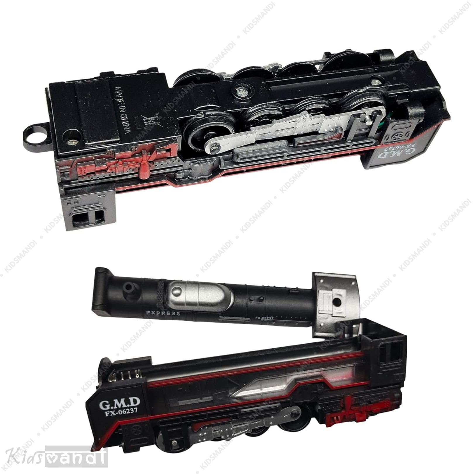 Kids Mandi® Battery Operated Toy Engine - Fun Plastic Train Set for Kids, Educational Play, Battery-Powered, Interactive Toy, for Boys & Girls - Image 7 thumbnail