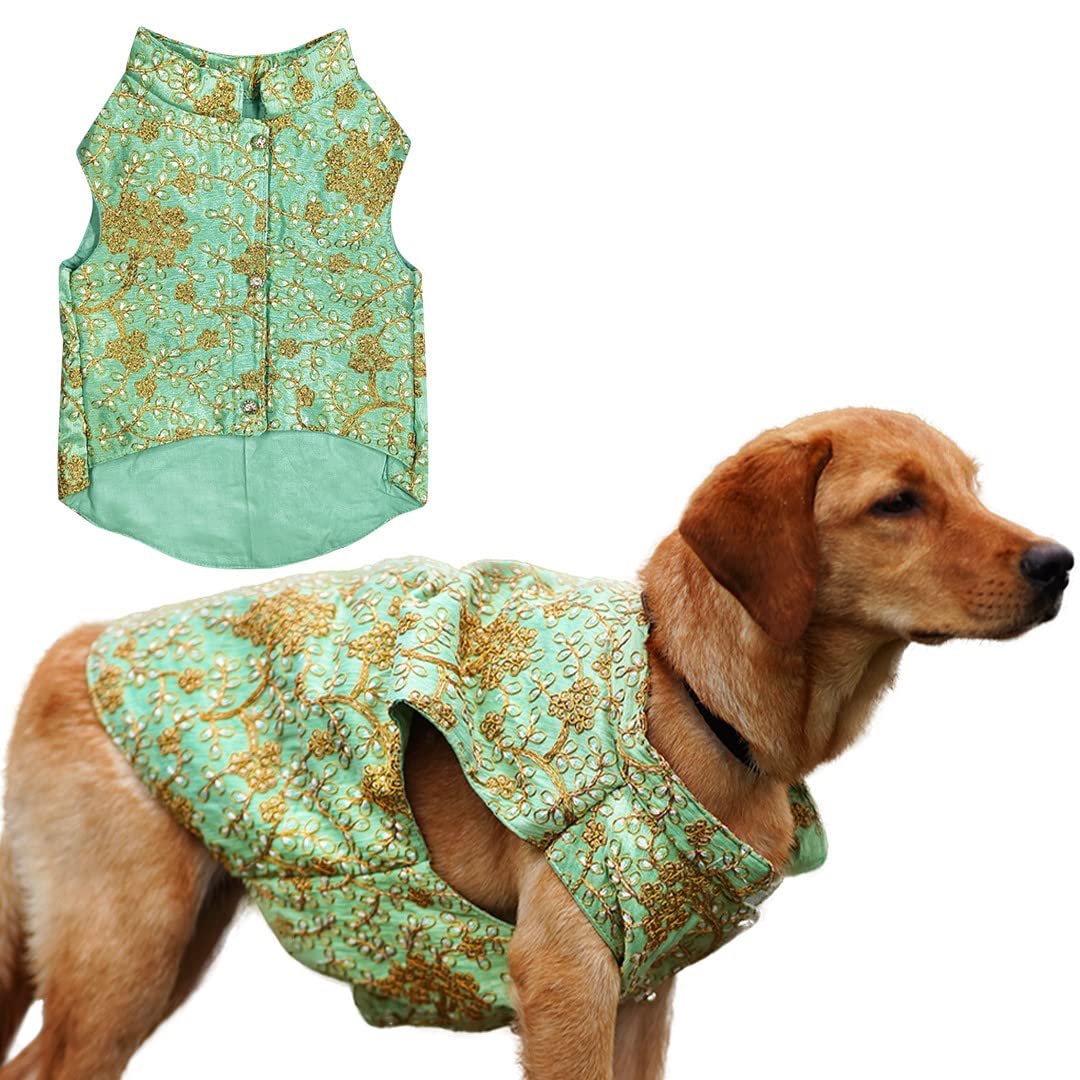 My Art Bucket Myartbucket Dog Sherwani: Ethnic Wear, Wedding Dress For Dogs Melting Designer Sherwani (S, Light Green) (B0BGC4BCQ3) Amazon Price History, Amazon Price Tracker