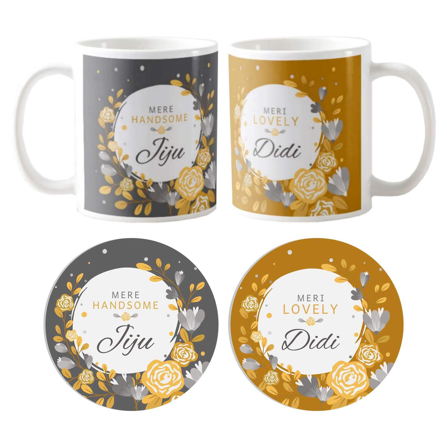 Buy Funky Store Rakhi Gifts for Sister Didi Jiju, Hansome Jiju Lovely