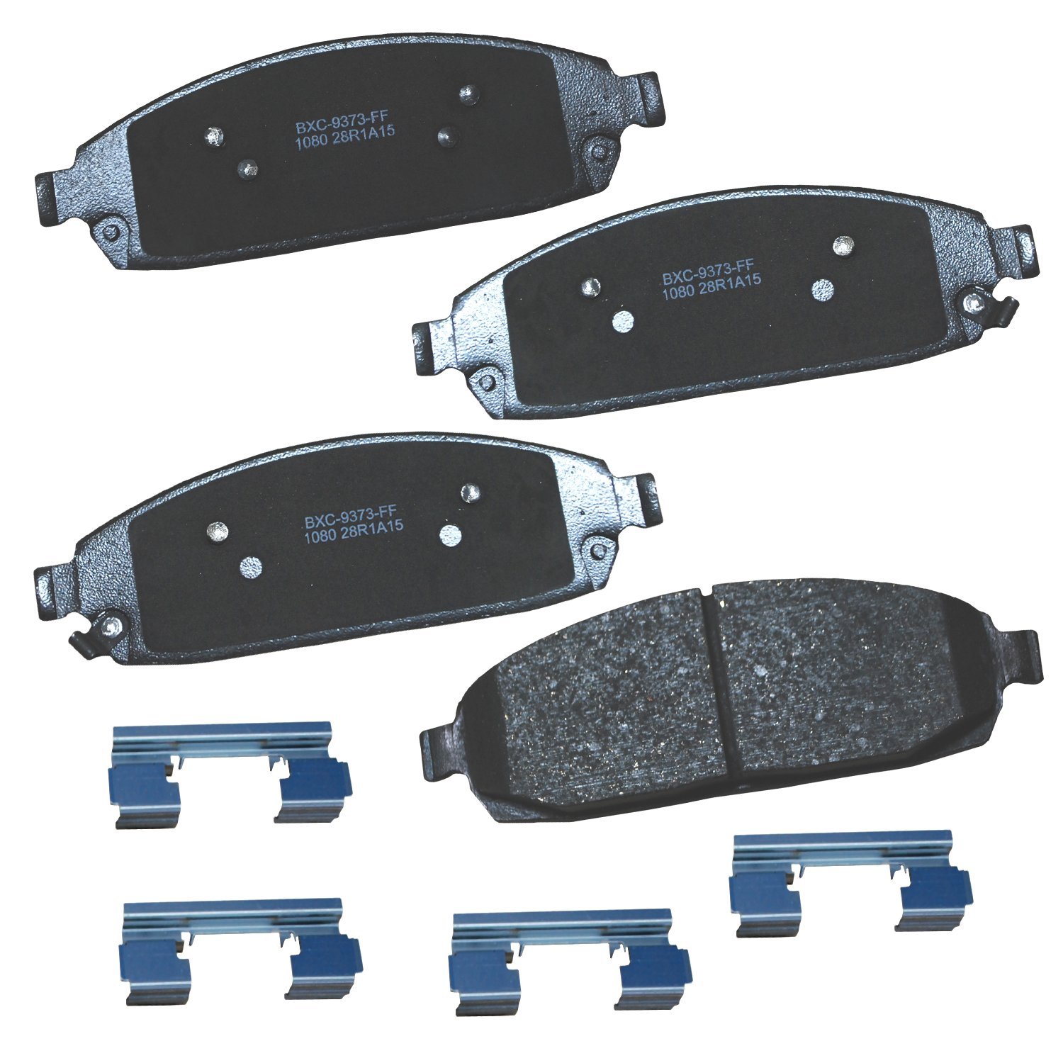 Bendix Premium SBC1080 Ceramic Front Brake Pads for Jeep Commander 2010-2006, Grand Cherokee 2010-2005