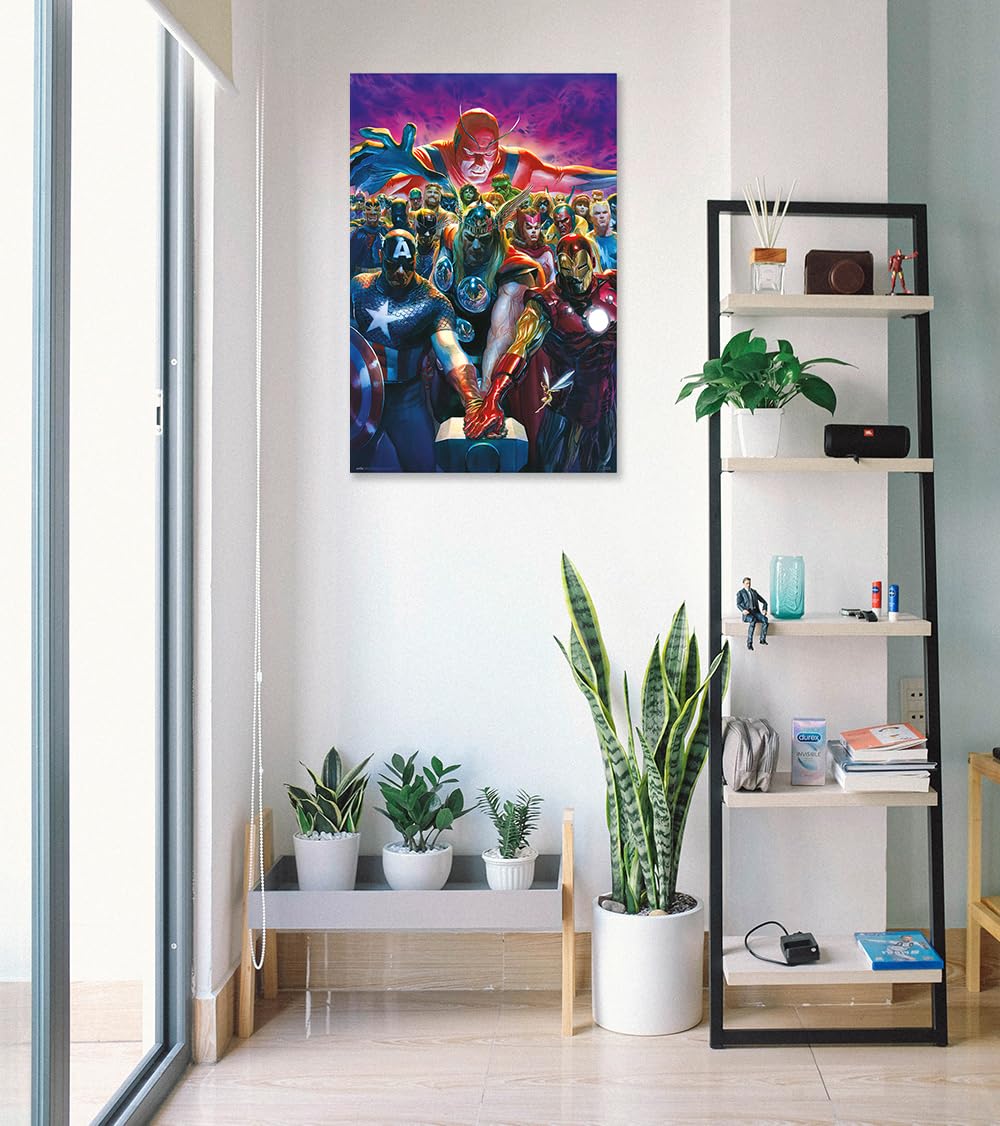 Amazon.co.jp: アベンジャーズ マーベルコミックポスター