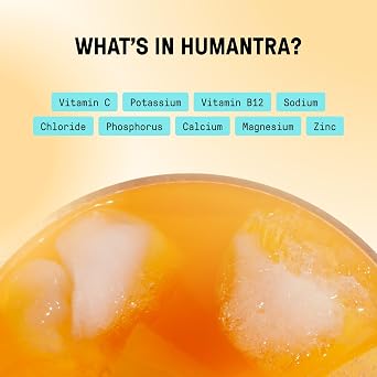 Humantra Electrolytes Powder Hydration Sachets - Apricot, 20ct