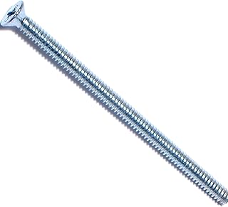 Hard-to-Find Fastener 014973288044 Phillips Flat Machine Screws, 6-32 x 2-1/2, Piece-20, zinc