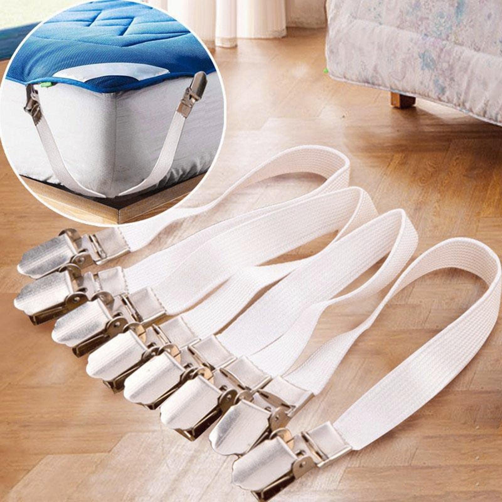 Enakshi® 4x Elastic Ironing Board Cover Fasteners Bed Sheet Fasteners Gripper Clips|Home & Garden | Household Supplies & Cleaning | Laundry Supplies | Ironing Boards 1