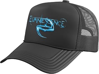 Evanescence Blue Glow Logo Trucker Hat with Adjustable Mesh Back