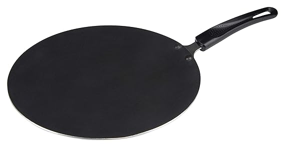 Cresta Aluminium Concave Tawa (26cm, Gas Stove Compatible), Black at Rs. 327
