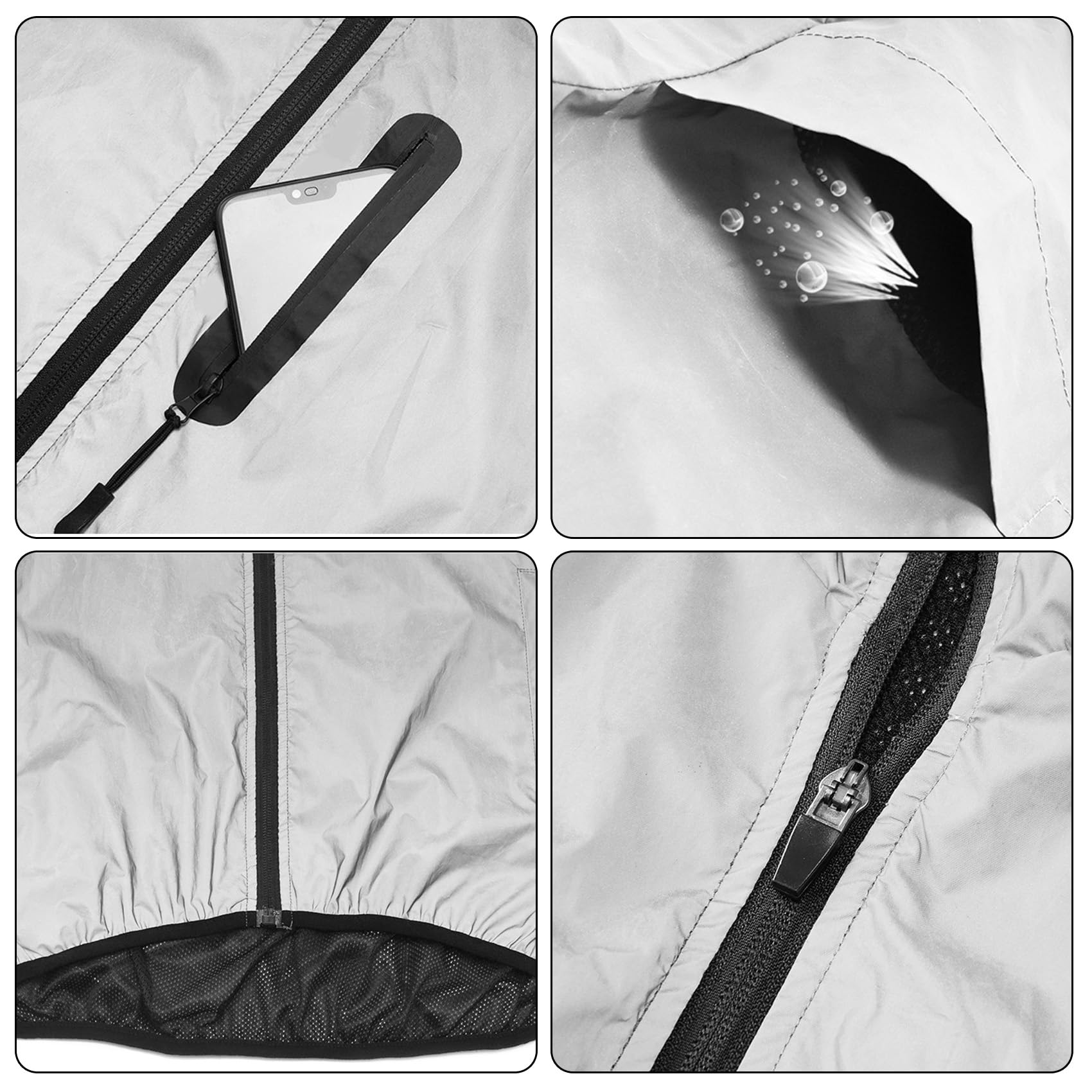 Chaleco de ciclismo reflectante para hombres mujeres chaqueta sin mangas camisetas ciclismo chaleco bicicleta de carretera ropa de bicicleta de alta visibilidad