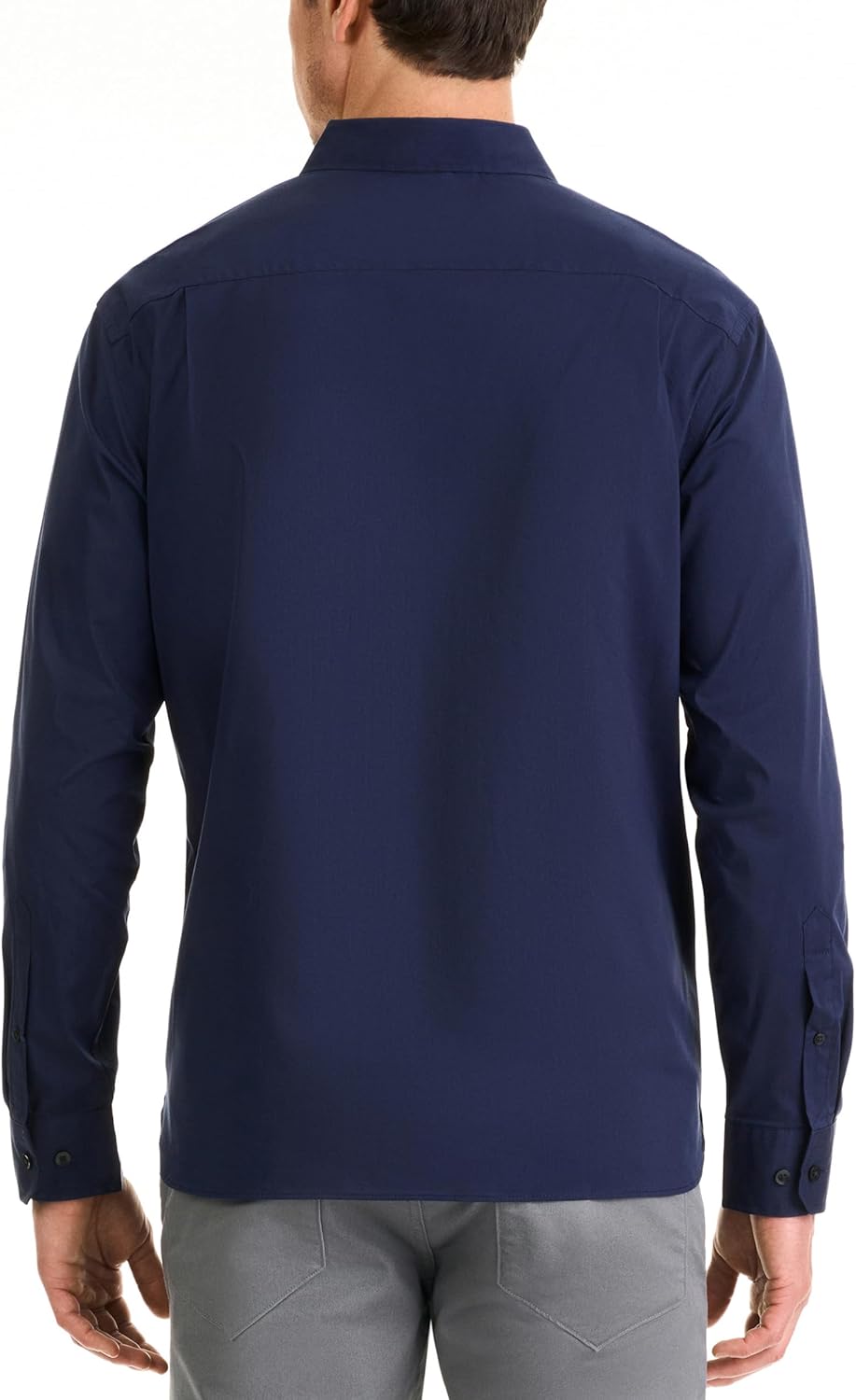 Van Heusen Mens No-Iron Long Sleeve Button Down Shirt, Comfortable Stretch Fabric - Image 2