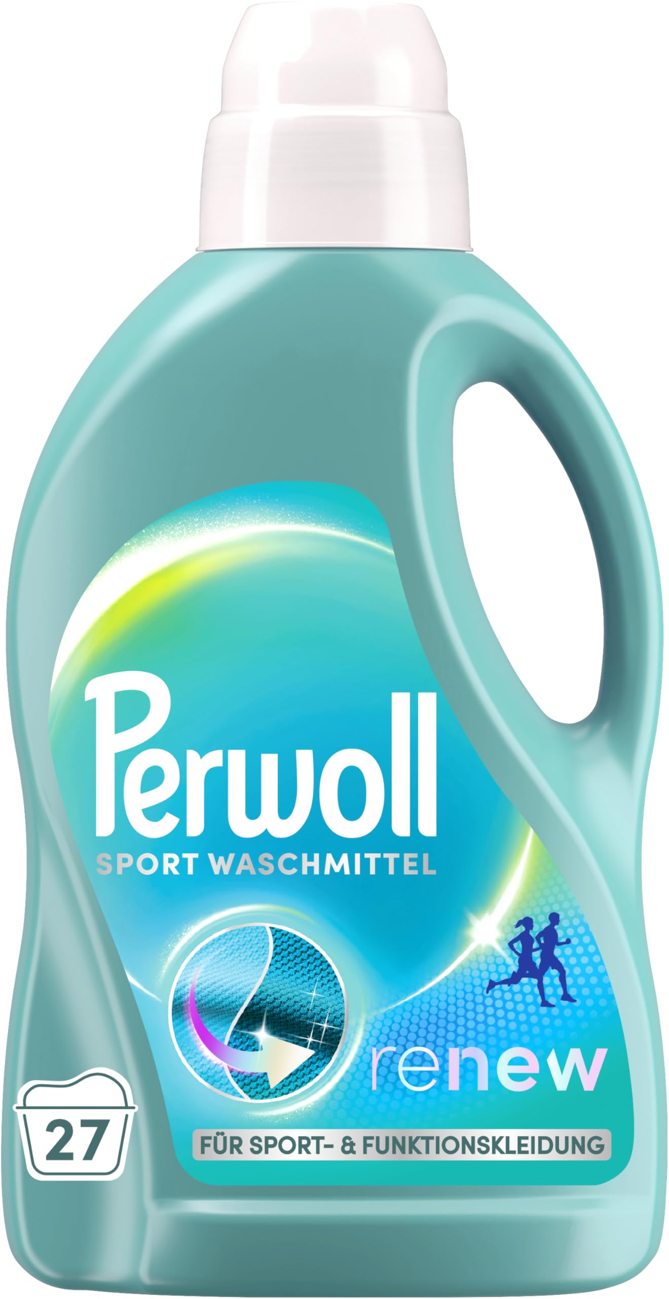 PerwollSport Detergent (27 Loads), Hygiene Detergent Cleans Gently Removes Bad Odours & Retains Elasticity for Sports and Functional Clothing with Triple Renew Technology