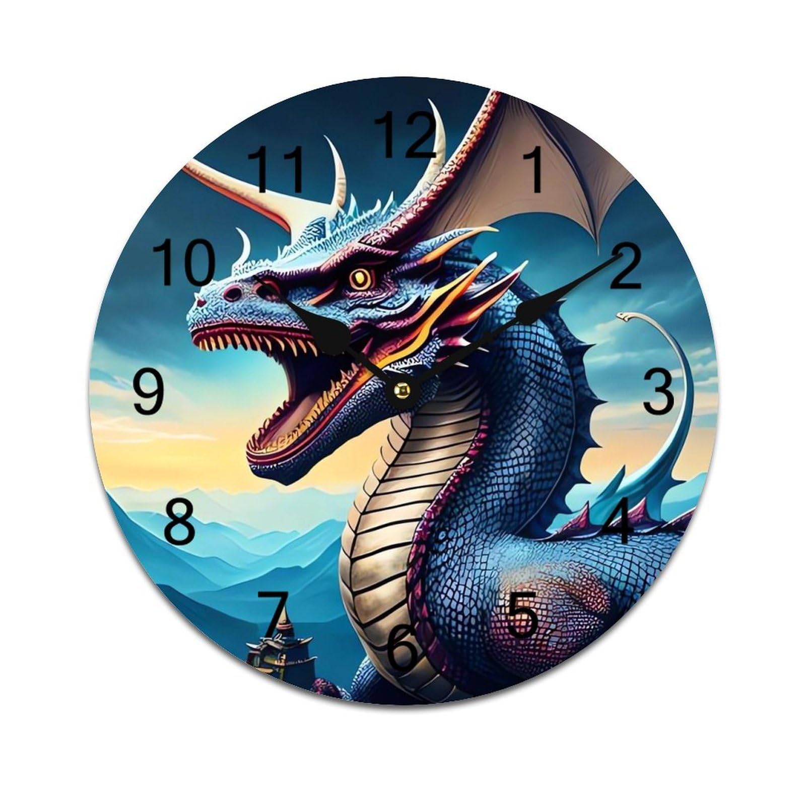 Horloge murale silencieuse pour salon éliminant le tic-tac agaçant durant le sommeil