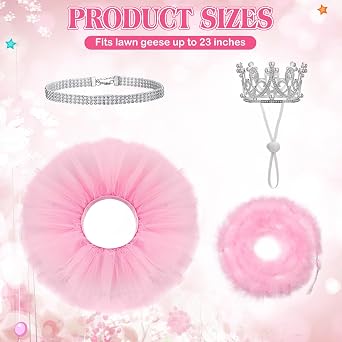 4 Pcs Porch Goose Outfit for 17-23 Princess Set