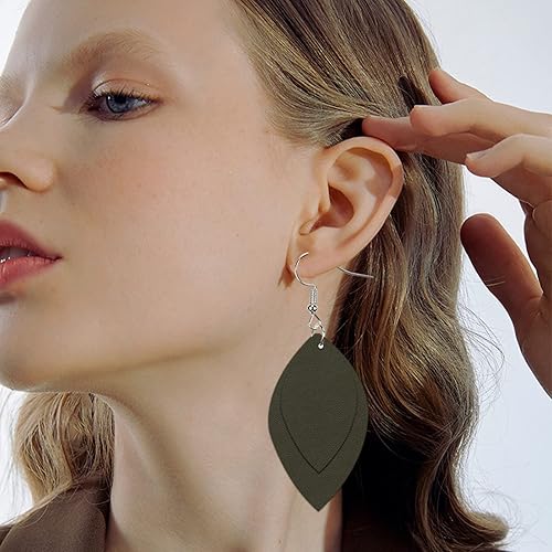 Miniatura 11 de Picheng Sábanas lisas de piel sintética de color sólido de 13.8 x 53 pulgadas, rollo de piel sintética suave muy adecuado para hacer manualidades