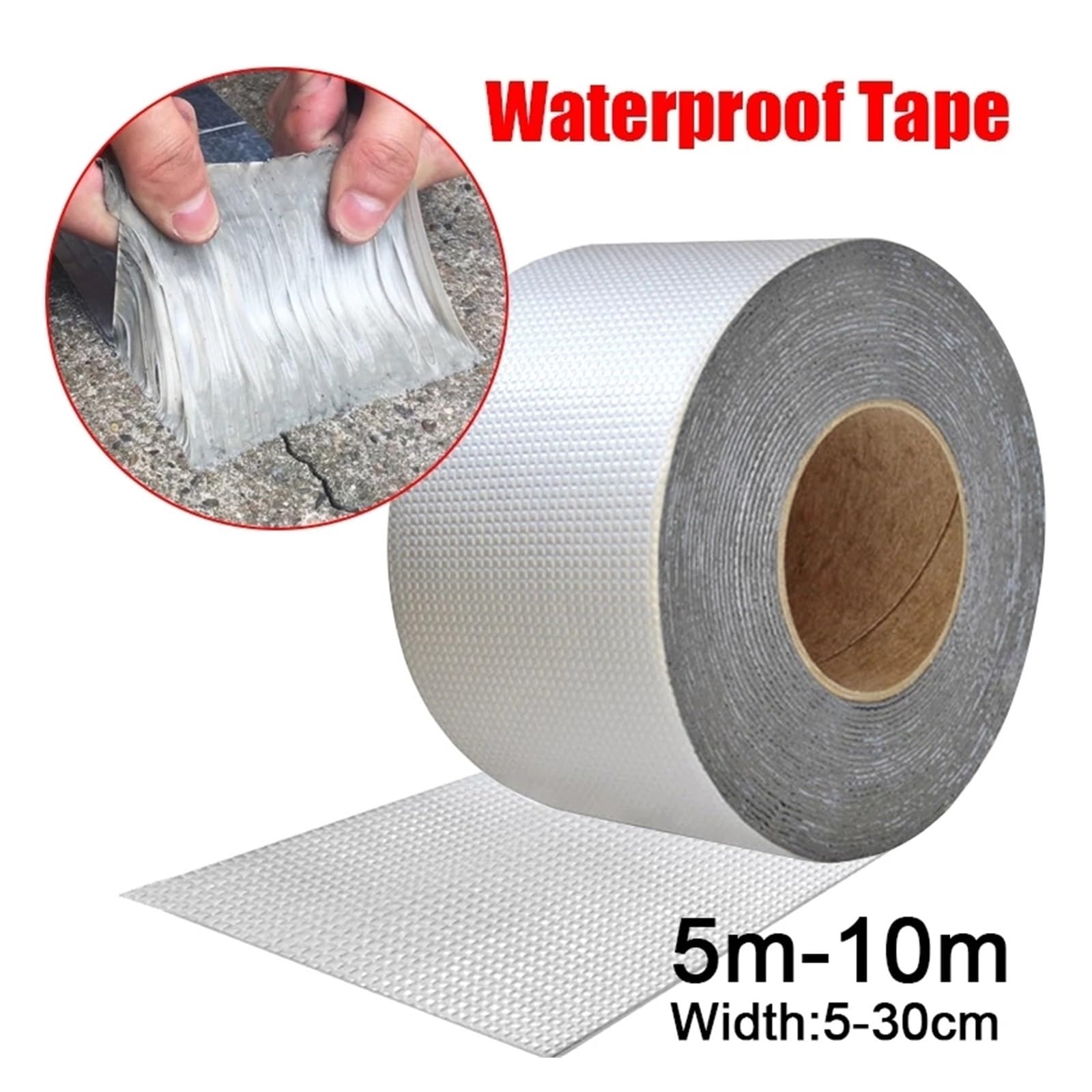 JrEam Super wasserdichtes Dichtungsband, stoppt Lecks, stark versiegeltes Klebeband, Reparaturschlauch, Rohr, Rettungsklebstoff, isolierendes Kanal-Abdeckband (Color : 150mmx5m)