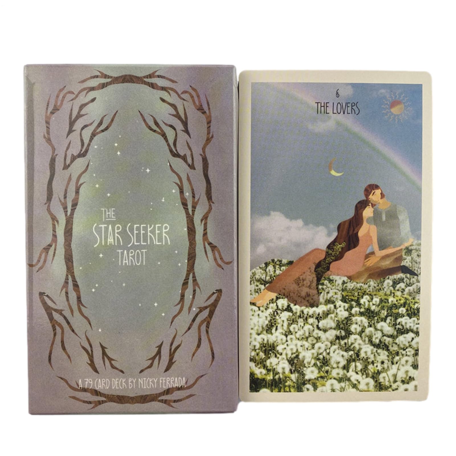 Tarot Cards, Divination Deck, Oracle Set, Mystical Illustrations, Intuitive Readings, Spiritual Guidance, Ideal Present for Tarot Lovers, Perfect for Family Nights and Gatherings