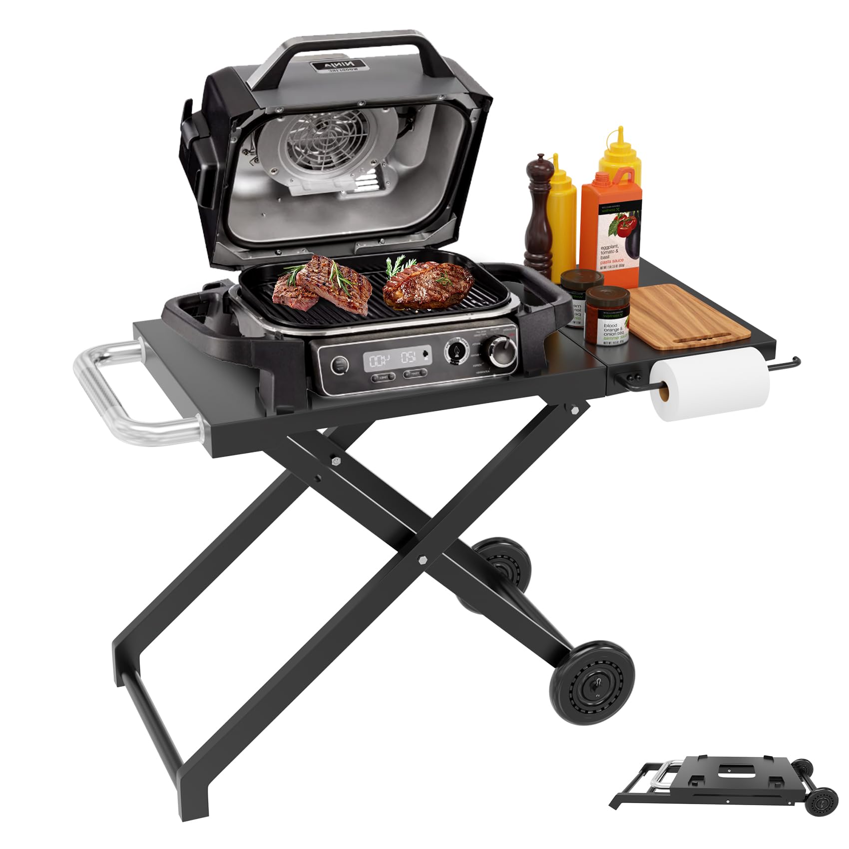 Amazon.com : MOASKER Woodfire Outdoor Grill Stand for Ninja