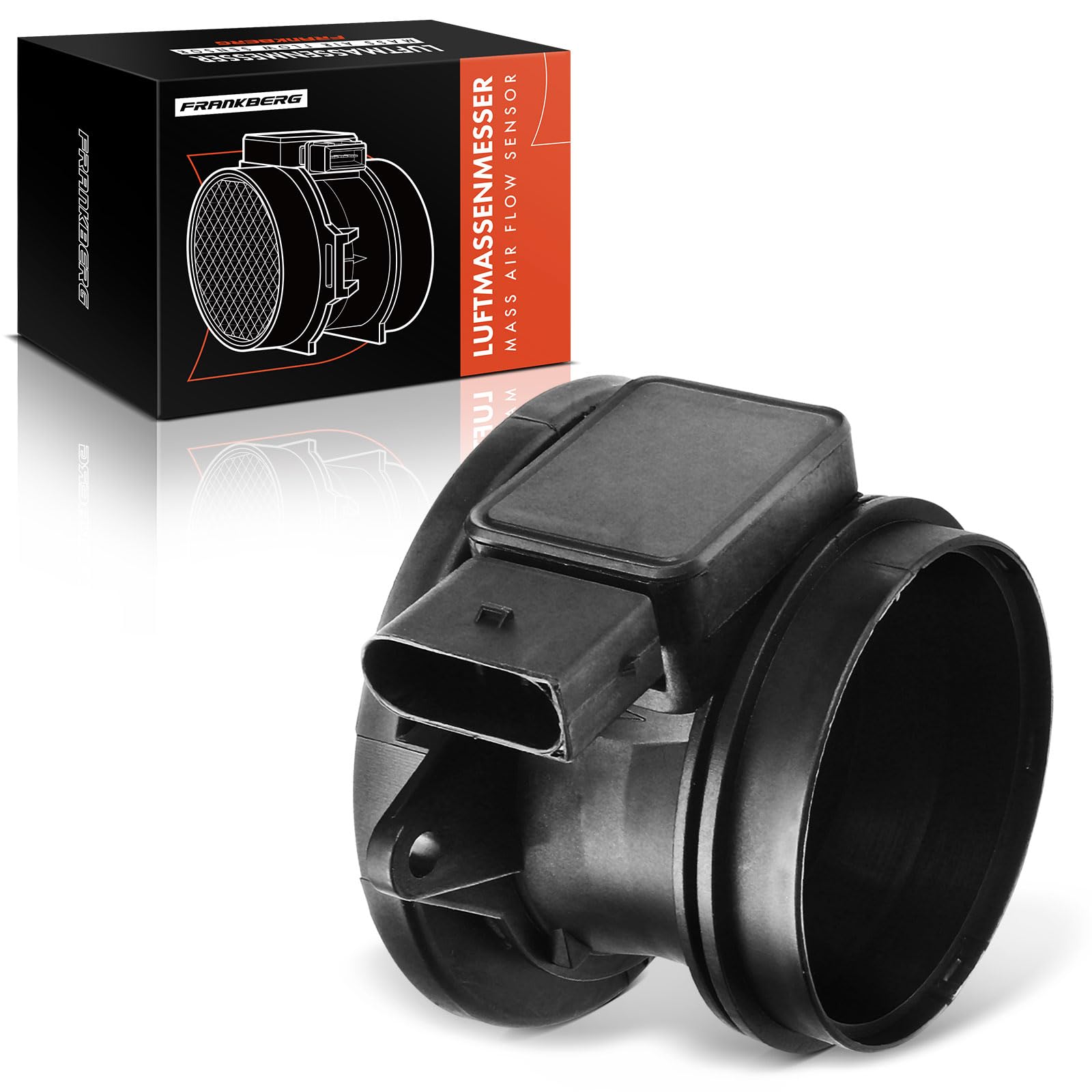 Frankberg Mass Airflow Sensor Compatible with C-Class W203 CL203 CLK C209 A209 E-Class W211 SLK R171 Sprinter 3,5-T B906 1.6L 1.8L 2002-2024 2710940248