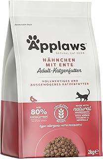 Applaws Katzentrockenfutter Adult, Huhn mit Ente, getreidefrei und komplett 2kg (1 Packung) product image
