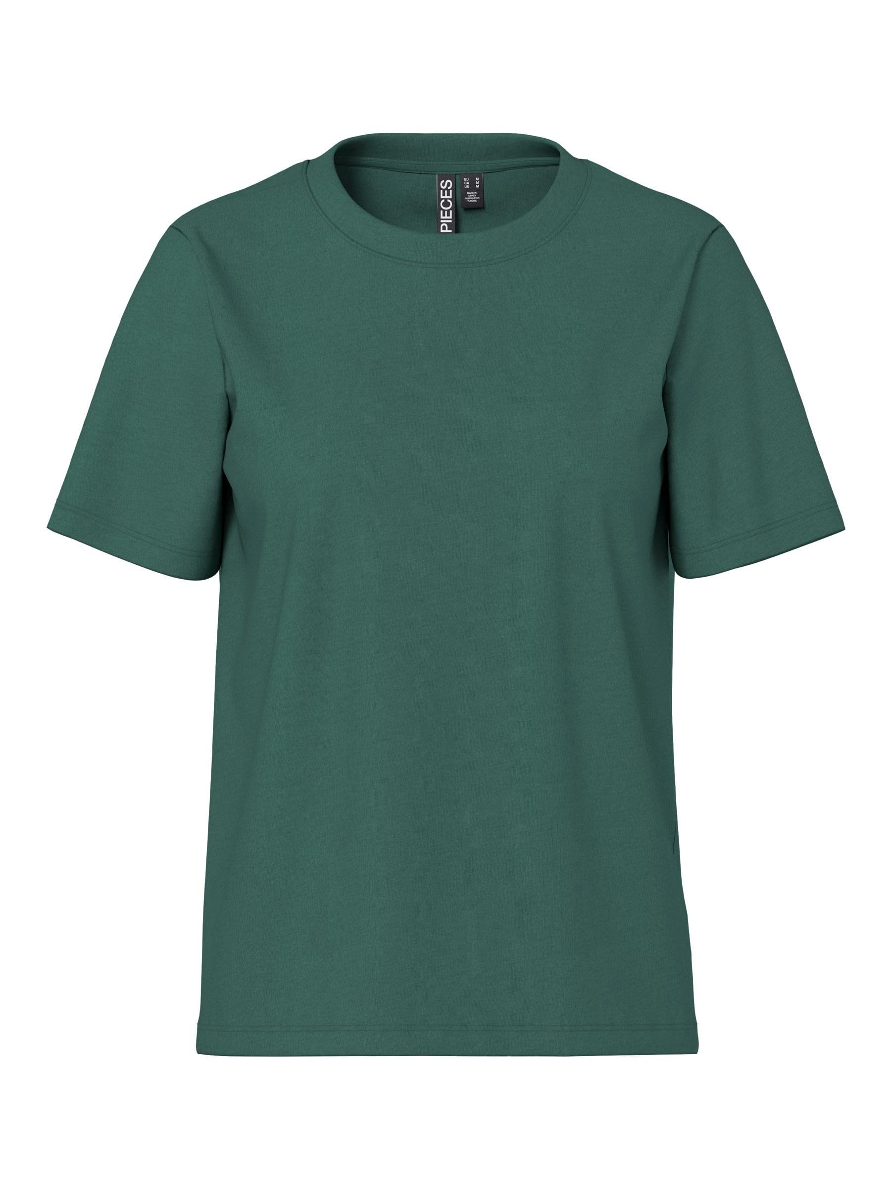 Pieces Maglietta Da Donna Pcria Ss Solid Tee Noos Bc, Trekking Green., M-image