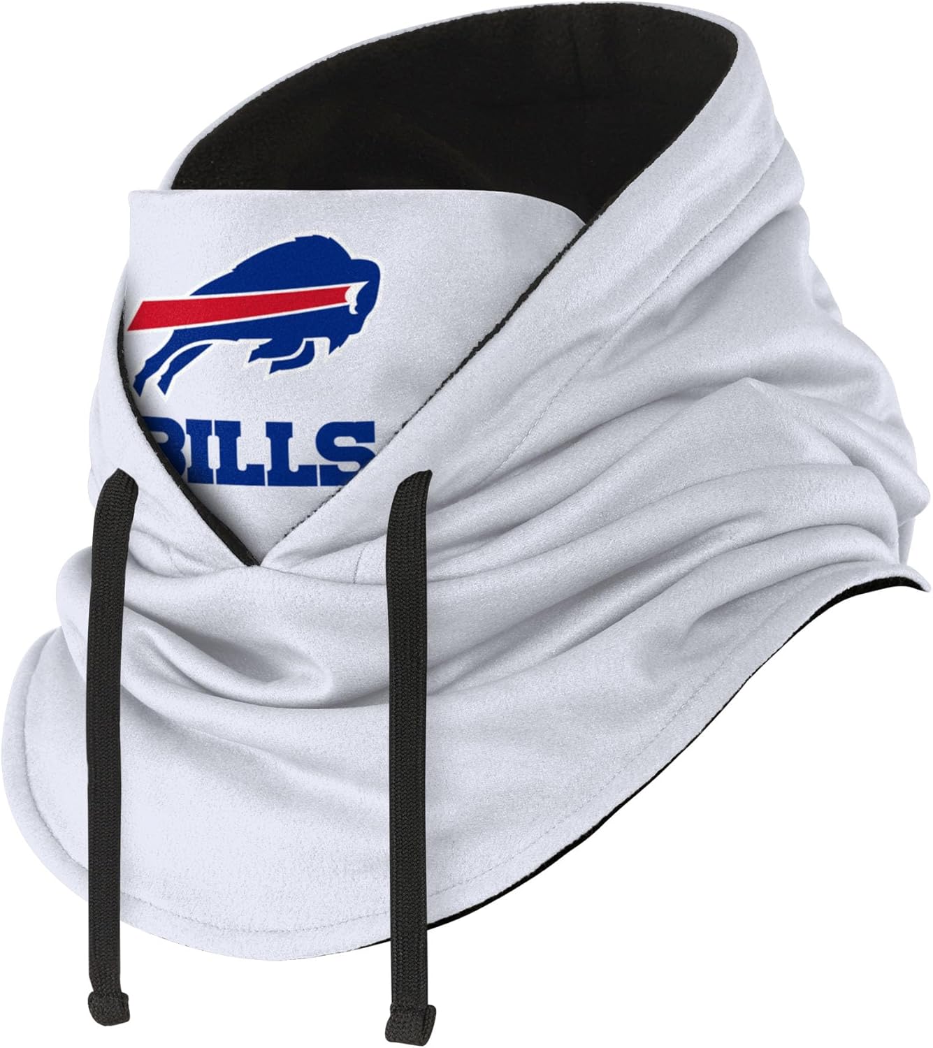 NFL Team Logo White Drawstring Winter Cap Hooded Gaiter Balaclava Face Cover - Image 2