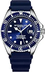 Relógios de mergulho masculinos originais esportivos, relógios de pulso masculinos com coroa aparafusada, resistente à água até mostrador analógico de 100 metros, relógios de mergulhador para homens, relógios à prova d'água para homens