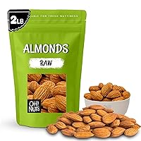 Vista 1 de Oh! Nuts Paquete a granel de almendras crudas, nueces de almendra a granel para aperitivos y hornear, almendras enteras totalmente naturales y altas