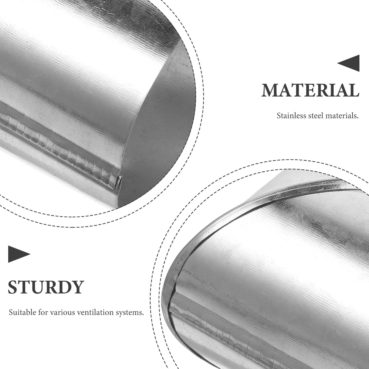 Unomor 90degree Chimney Flue Metal Extension for Efficient Stove Exhaust Lightweight Design for Home Heating Systems and Outdoor Stoves