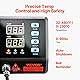 VEVOR 8 in 1 Heat Press Machine 15x15 Inch, 360° Swing Away Shirt Press Machine - Digital Professional Heat Transfer Tshirt Press Machine, Sublimation Heat Press for T Shirts Hat Cap Mug Plate Blue Product Image 5