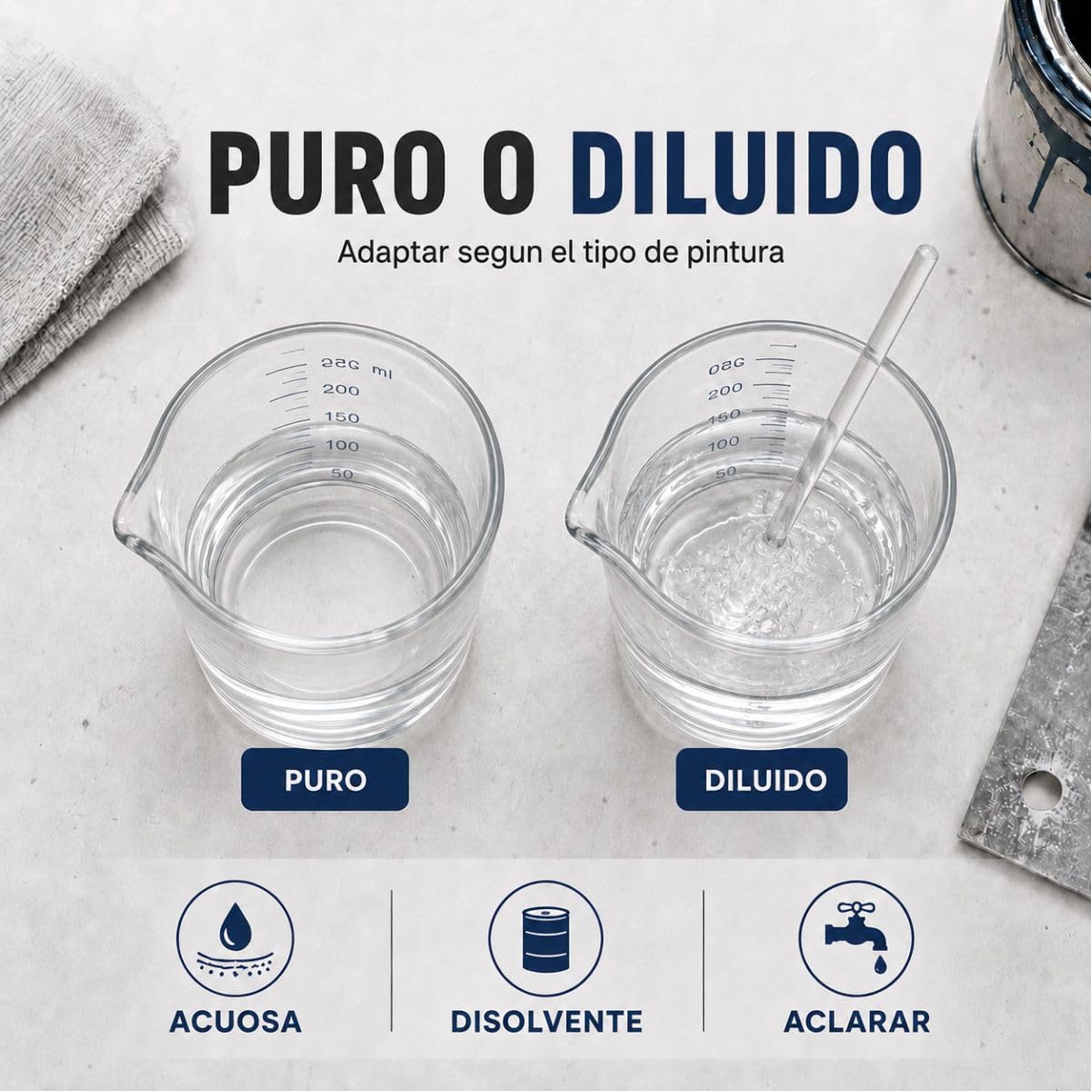 Limpiador de Brochas, Disolvente para Pintura, Barniz y Lasur 5 L | Limpia y Diluye Pinturas, Barnices y Lasur, para Brochas, Rodillos, Cubetas y Pistolas - Arcane Industries