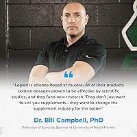 Vista 5 de Polvo de proteína de suero aislado de LEGION Whey+ de vacas alimentadas a pasto - Polvo de proteína de suero aislado de baja caloría, sin