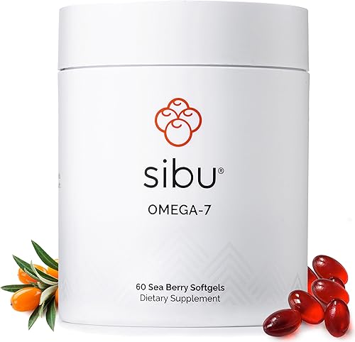 Miniatura 7 de sibu Omega-7 Softgels, Premium Organic Himalayan Sea Buckthorn Oil (120ct, 60 Day Supply)  Supplement for Healthy Skin, Hair, Nails and Dryness