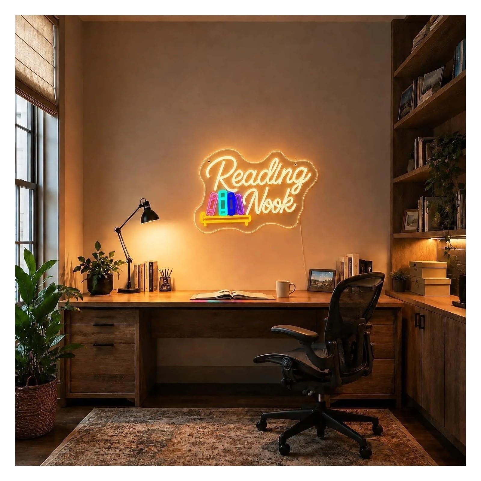 Decoración Lámparas Letrero De Neón LED Rincón Lectura