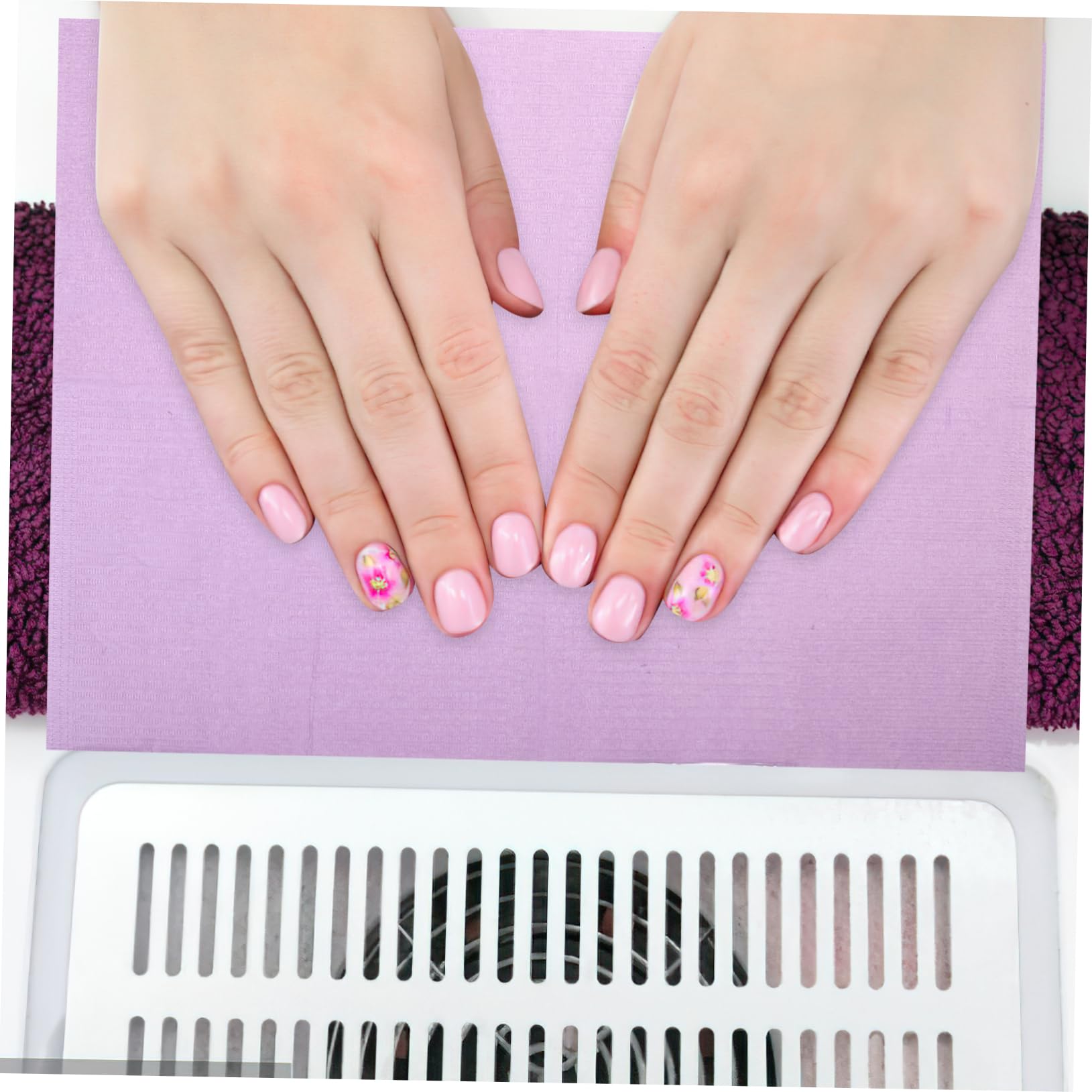CALLARON 125fogli Salviette Manicure Monouso Telo Protettivo Assorbente Per Tavolo Unghie Mantiene Piano Di Lavoro Pulito e Asciutto Per Saloni e Uso Domestico