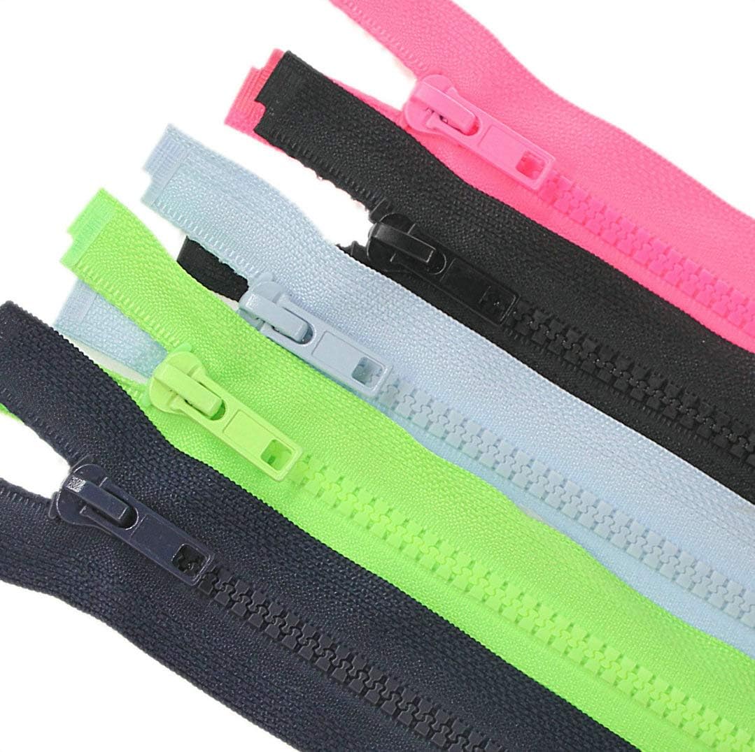 10PCS 27 Inch (68cm) Separating Jacket Zippers for Sewing Coat Jacket