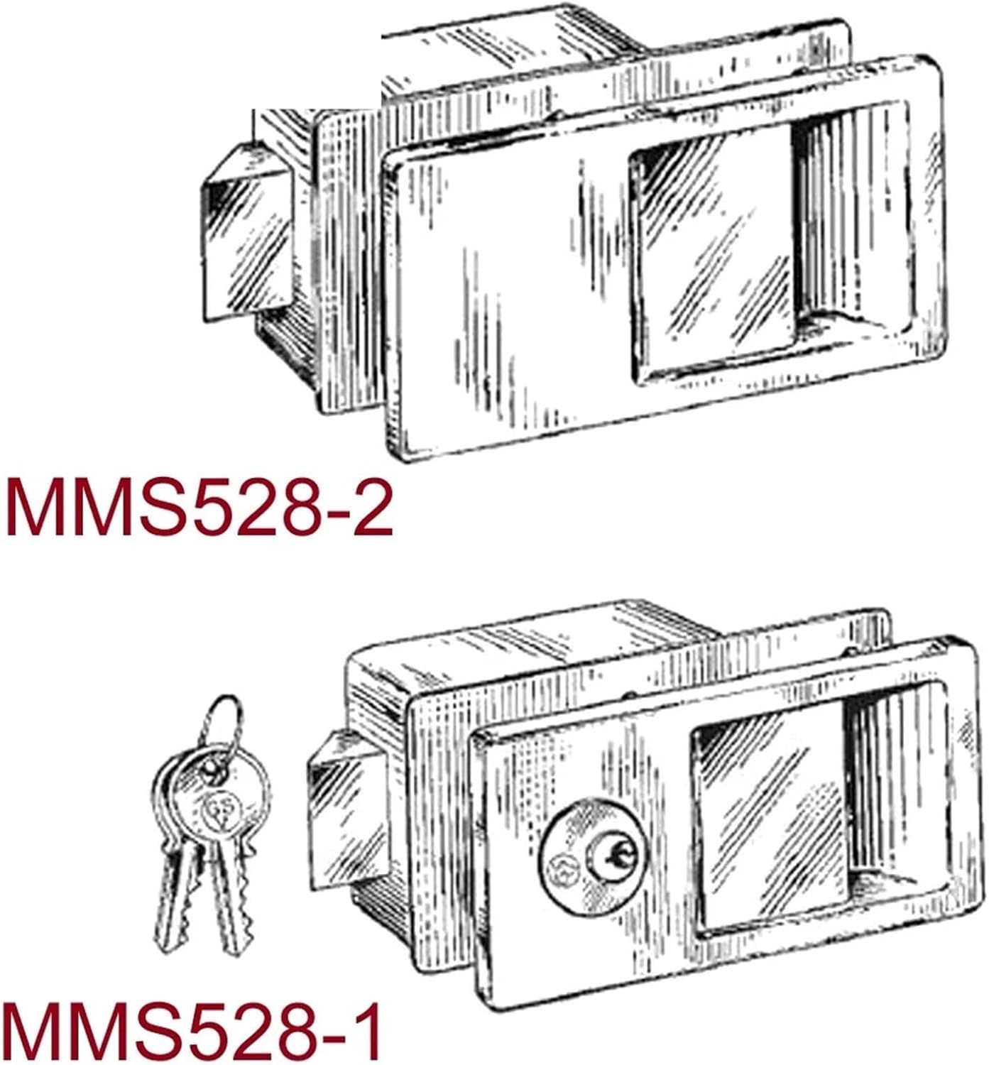 304 Stainless Door Handle Lock Storage-Box Women Wardrobe Jewelry Box Motor Cabinet MS528 I 1Pcs