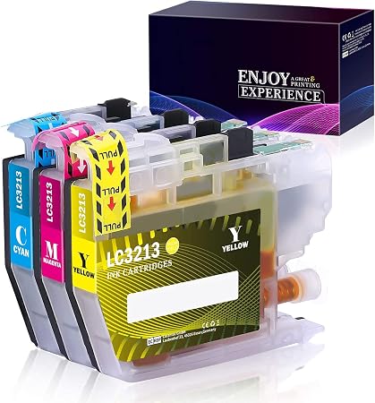 Zambrero LC 3213 LC3213XL Reemplazo para Brother LC3213 LC3211 Cartuchos de  tinta Compatiable con Brother MFC-J491DW MFC-J890DW DCP-J572DW MFC-J895DW  MFC-J497DW DCP-J774DW DCP-J772DW (C/M/Y) : Amazon.es: Informática