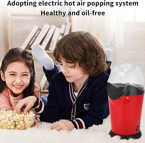 Miniatura 3 de Máquina eléctrica de palomitas de maíz, máquina de palomitas de maíz de aceite de aire caliente, portátil para el hogar, máquina de palomitas de