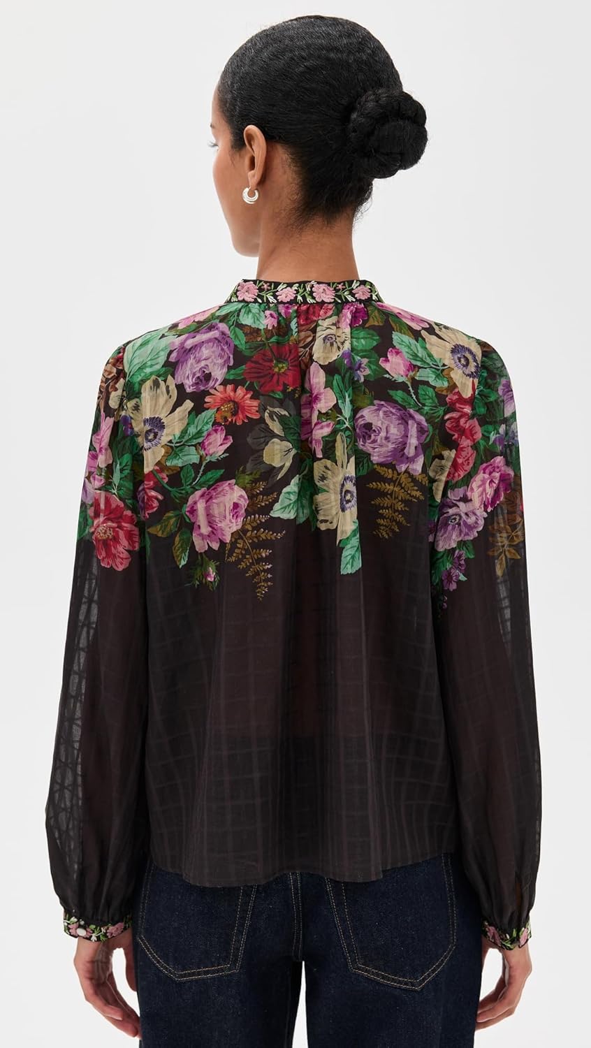 Sea Women's Viktoria Print Blouse - Image 3