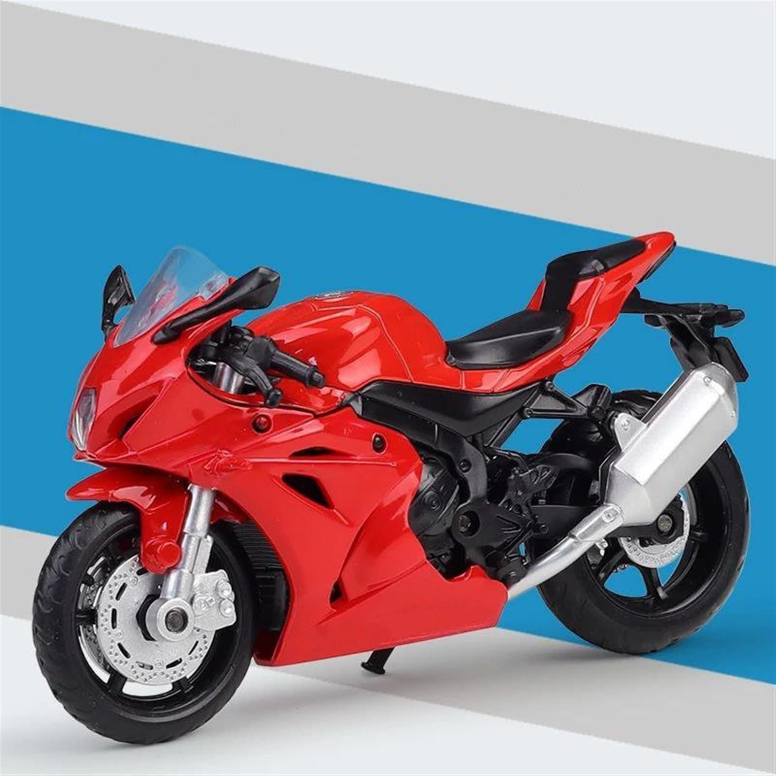 SEYXF Motorbike Toy 1/18 Motorcycle Model Simulation Alloy Toy for Suzuki GSX-R 1000 2018(Red with Box)