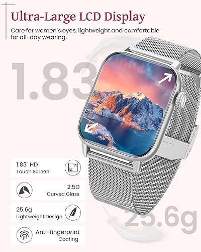 Miniatura 2 de AKUMAKA Relojes inteligentes para mujer (hacer llamadasresponder llamadas), Bluetooth 5.3 Android reloj inteligente para teléfonos, reloj de