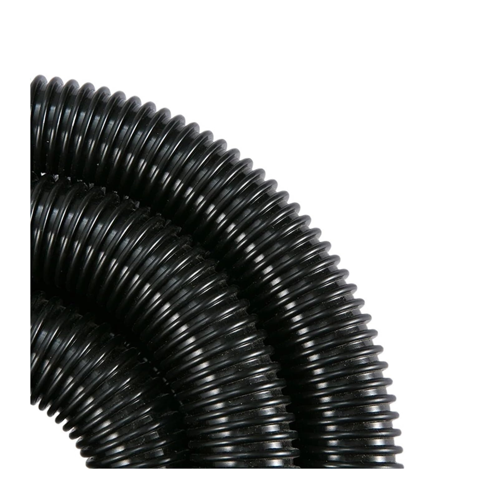 Manguera Compatible Con Aspiradora, Diámetro Interior De 32/38/40/50mm, Conector De Fuelle De Manguera De Rosca, Tubo De Aspiradora(5m Black Hose(38mm))