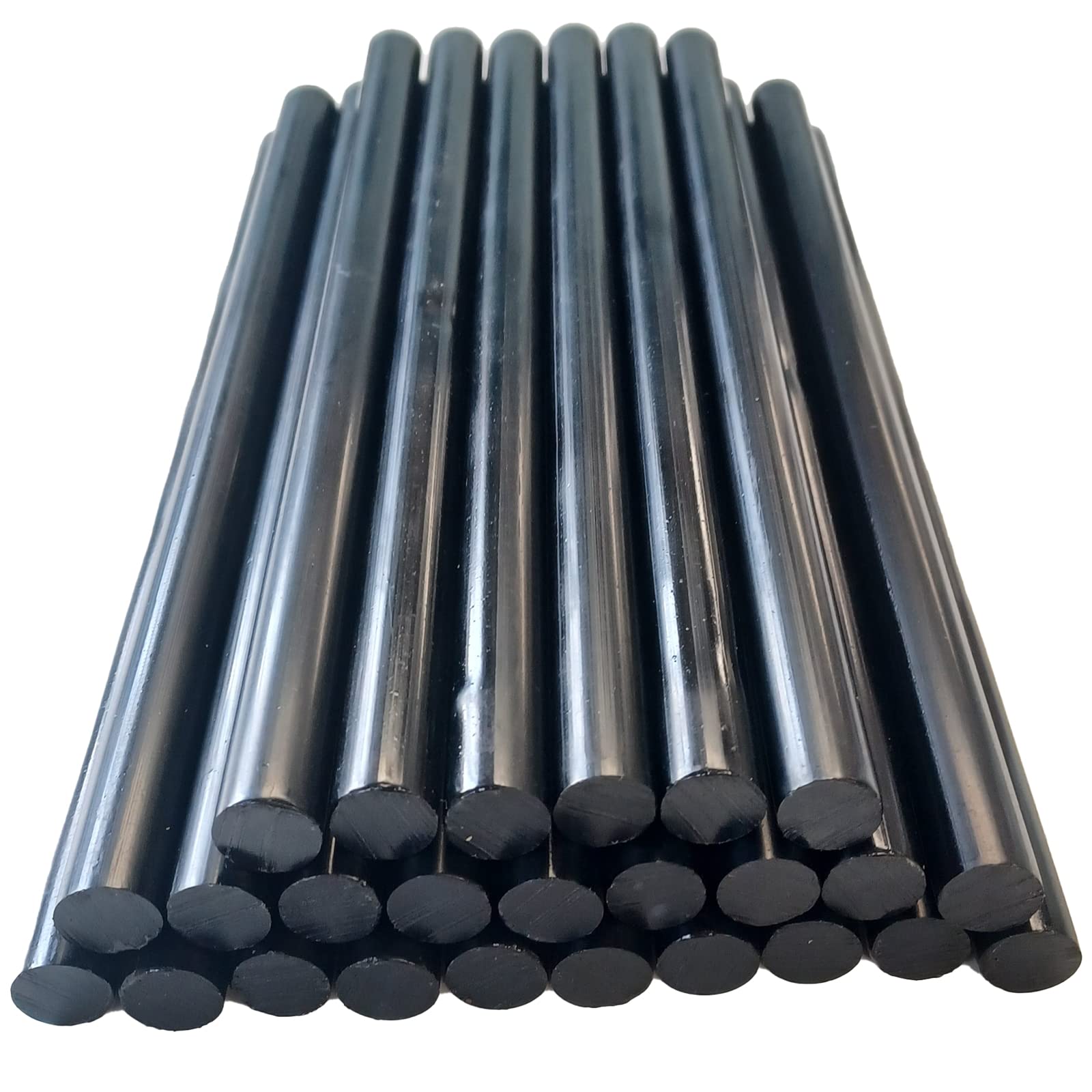RZT - Colla a Caldo in Stick Nera 11mm, Bastoncini di Colla per Pistola Colla a Caldo - Alta Qualità e Viscosità –per l'Artigianato, il Fai da Te - Colla Nera (11MM x 200MM) (25 Pezzi)