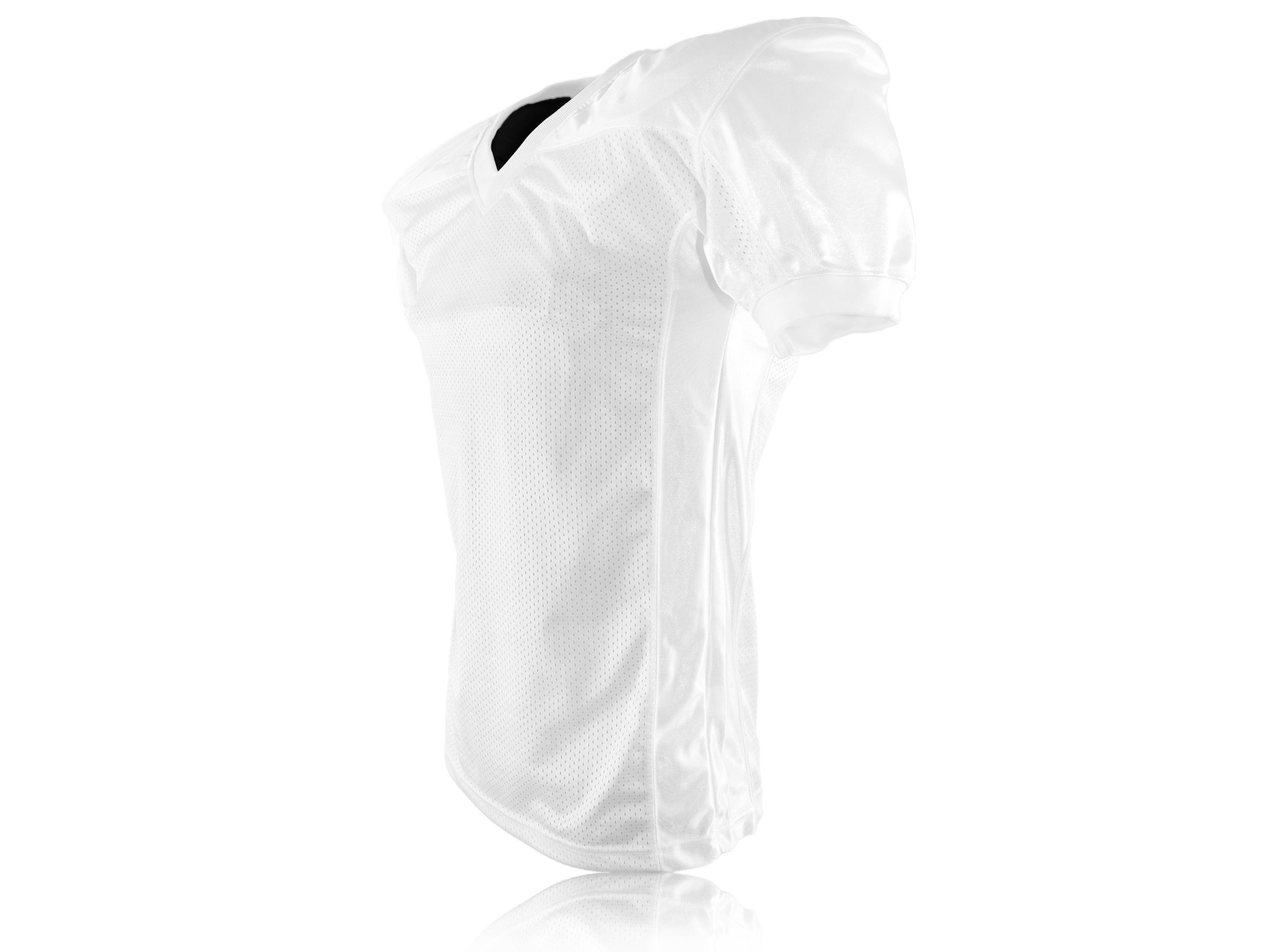 Maillot Football Américain Full Force Manches Longues - Blanc Taille YL à 5XL