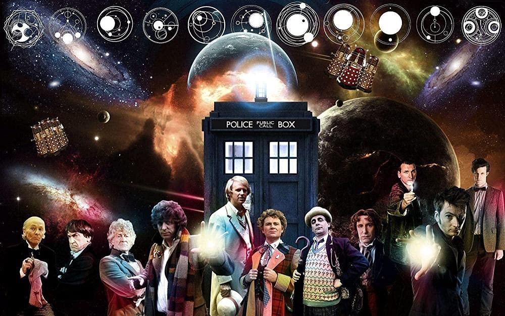 TOSSPERJigsaw Puzzles For Adults 1000 Pieces Doctor Who Movie Puzzles for Kids Eduational Toys Intellectual Game Gift Teens DIY Home Entertainment Toys 38x26cm