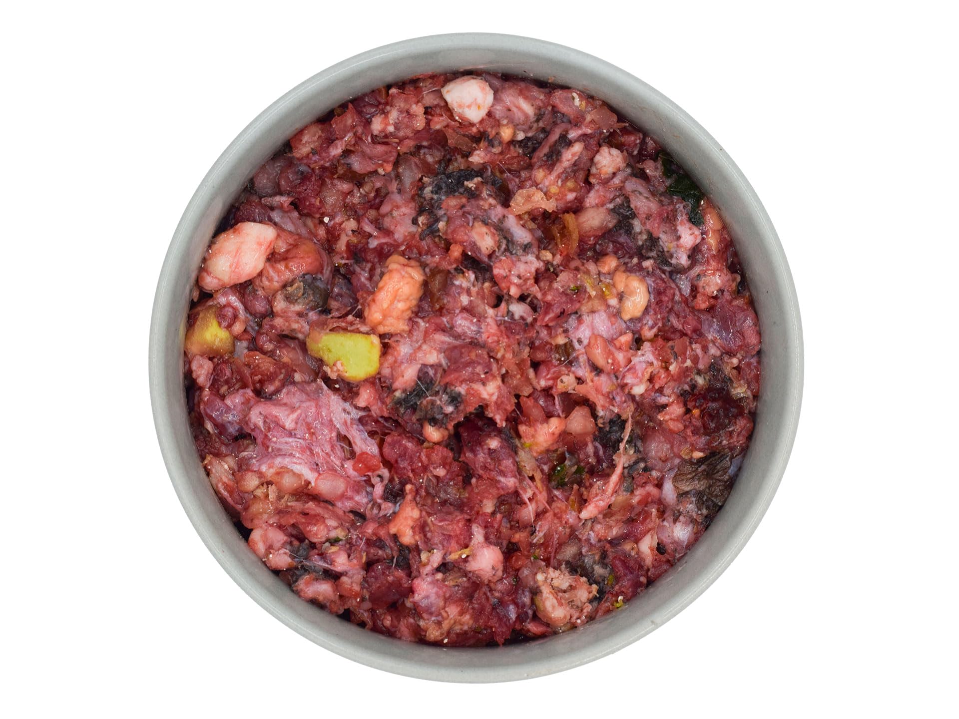 feed&meat Barf Fertigmenüs - 3 Wochenpaket inklusive Obst, Gemüse und Ölen - 21 x 500g Komplettmixe und 1x Brustbeinknochen regional und frisch