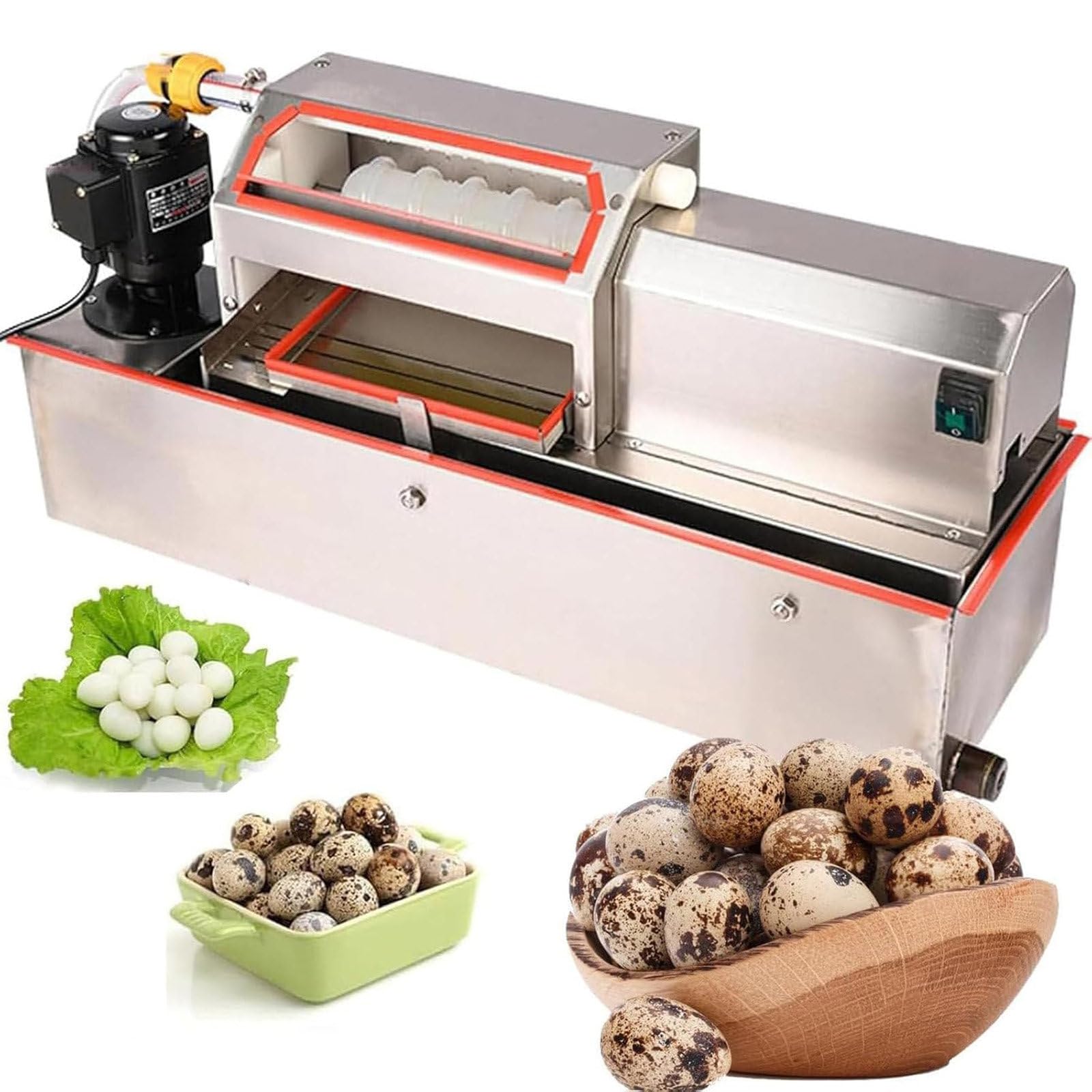 Peladora-Comercial para Huevos de Codorniz, Alta Productividad – Destinada a Pequeñas y Medianas Empresas Alimentarias,Elaboración de Conservas y para la Decoración y Terminación