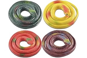 Realistic Fake Snake 4-Pack