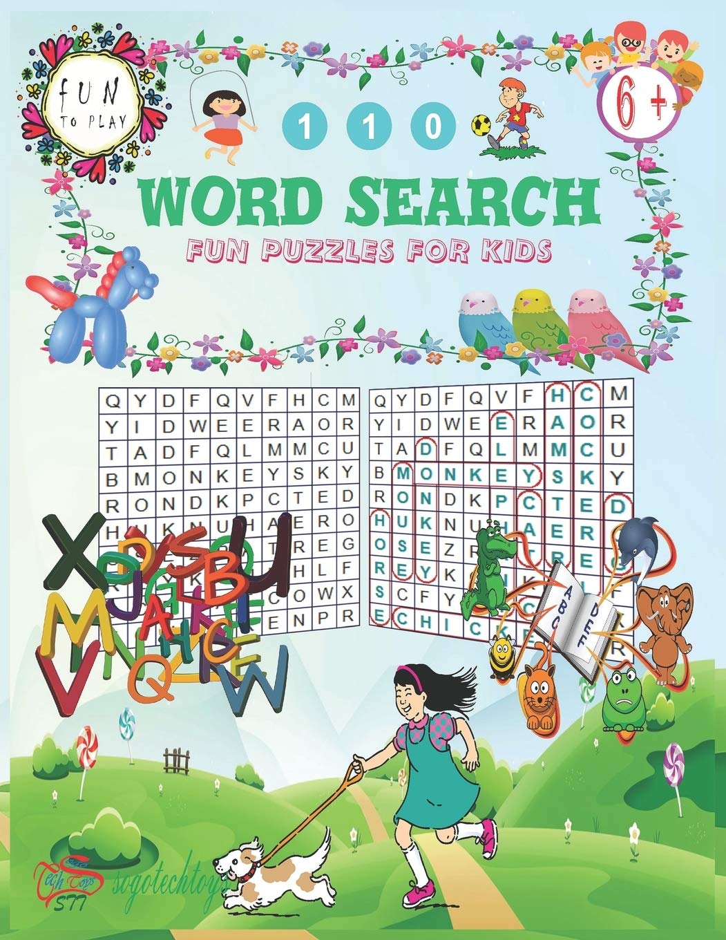 Buy 110 WORD SEARCH FUN PUZZLES FOR KIDS Fun puzzles for kids age 6